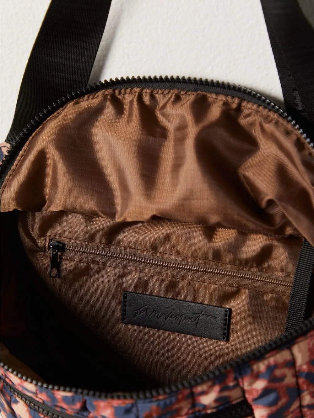 Free People FP Movement Quilted Print Sling Bag